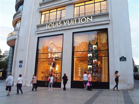 shopping at Louis Vuitton Paris